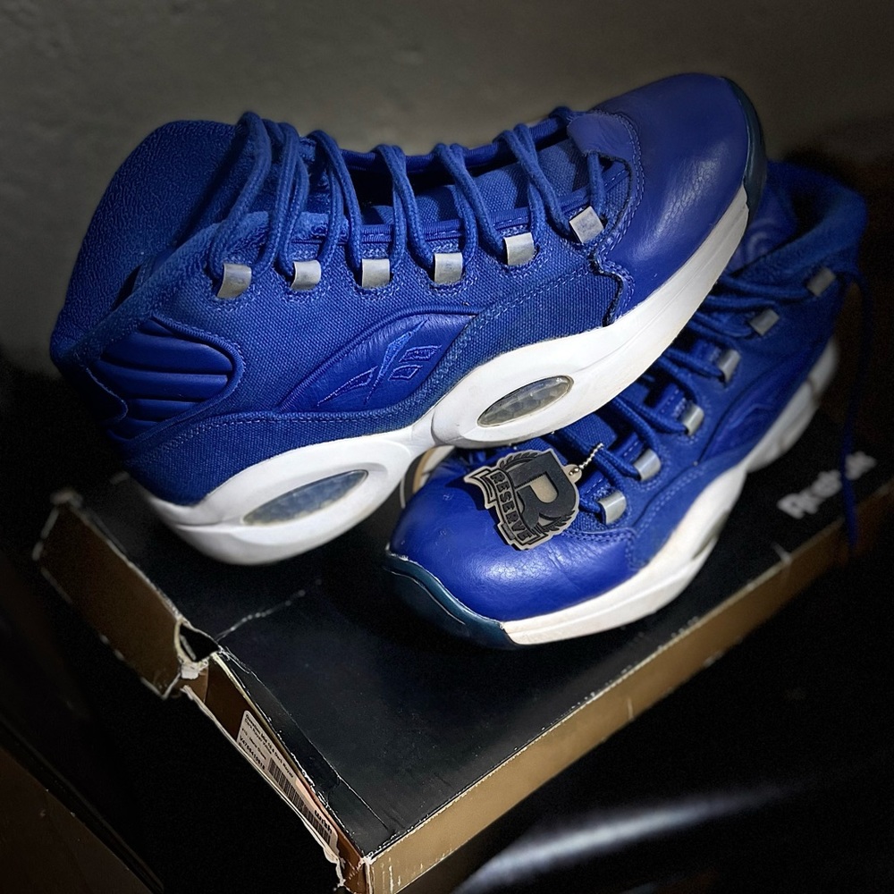 Reebok Questions Summer Canvas Pack Royal Size 10